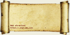 Andrea Dedinac vizit kartica